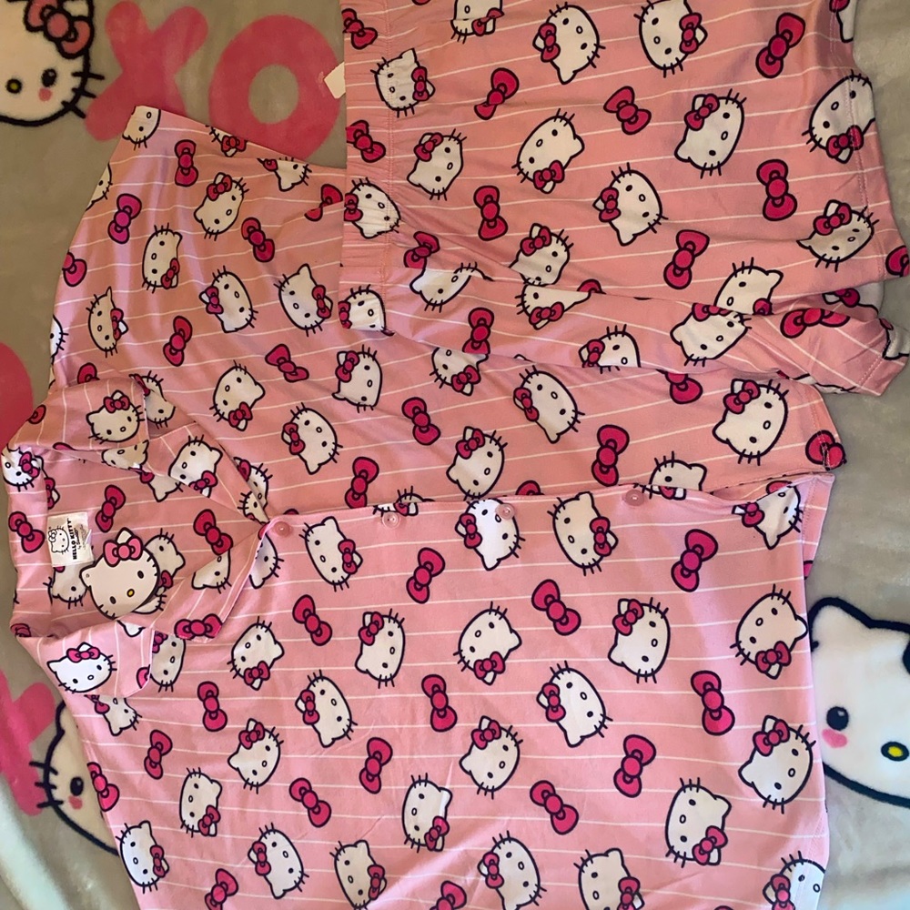Hello kitty pj set XL
